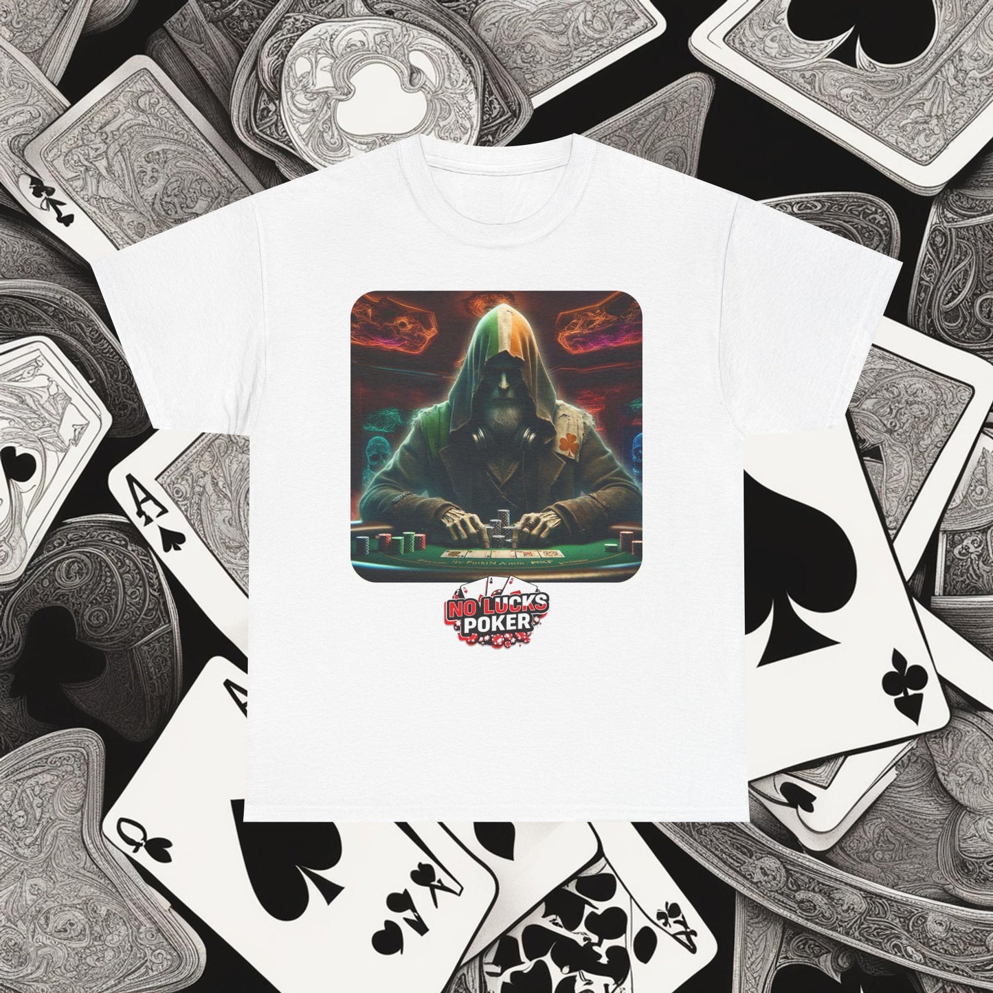 Irish Poker Player Celtic unisex heavy cotton tee Poker Apparel