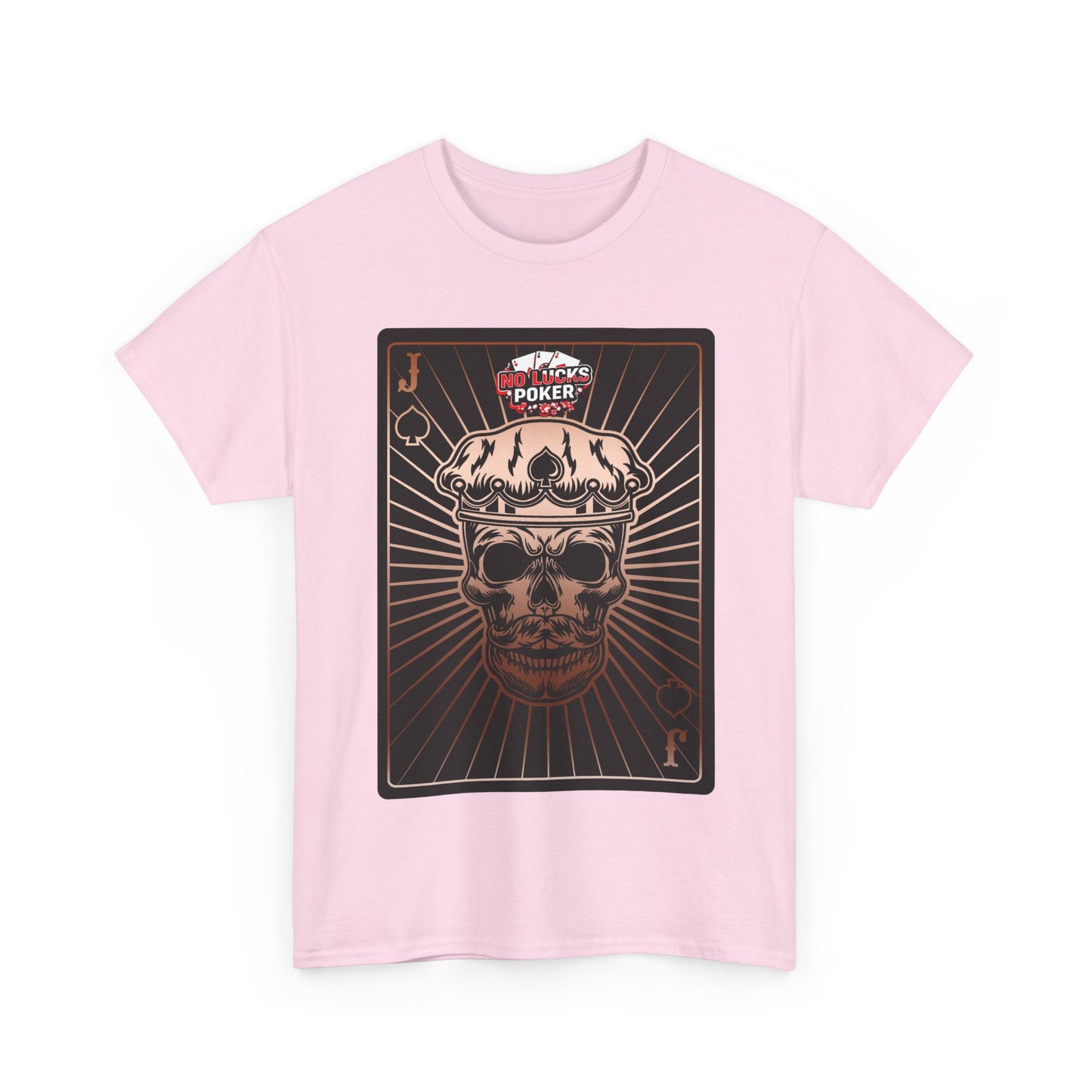 No Lucks Given – Jack Skull Crown of Spades Poker Tee (Copper Edition)