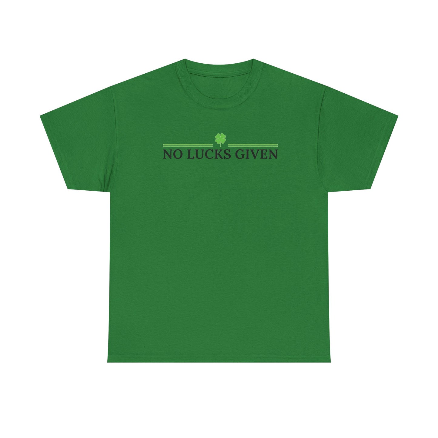 No Lucks Given – Classic Logo Poker Tee (Good Luck, All In)