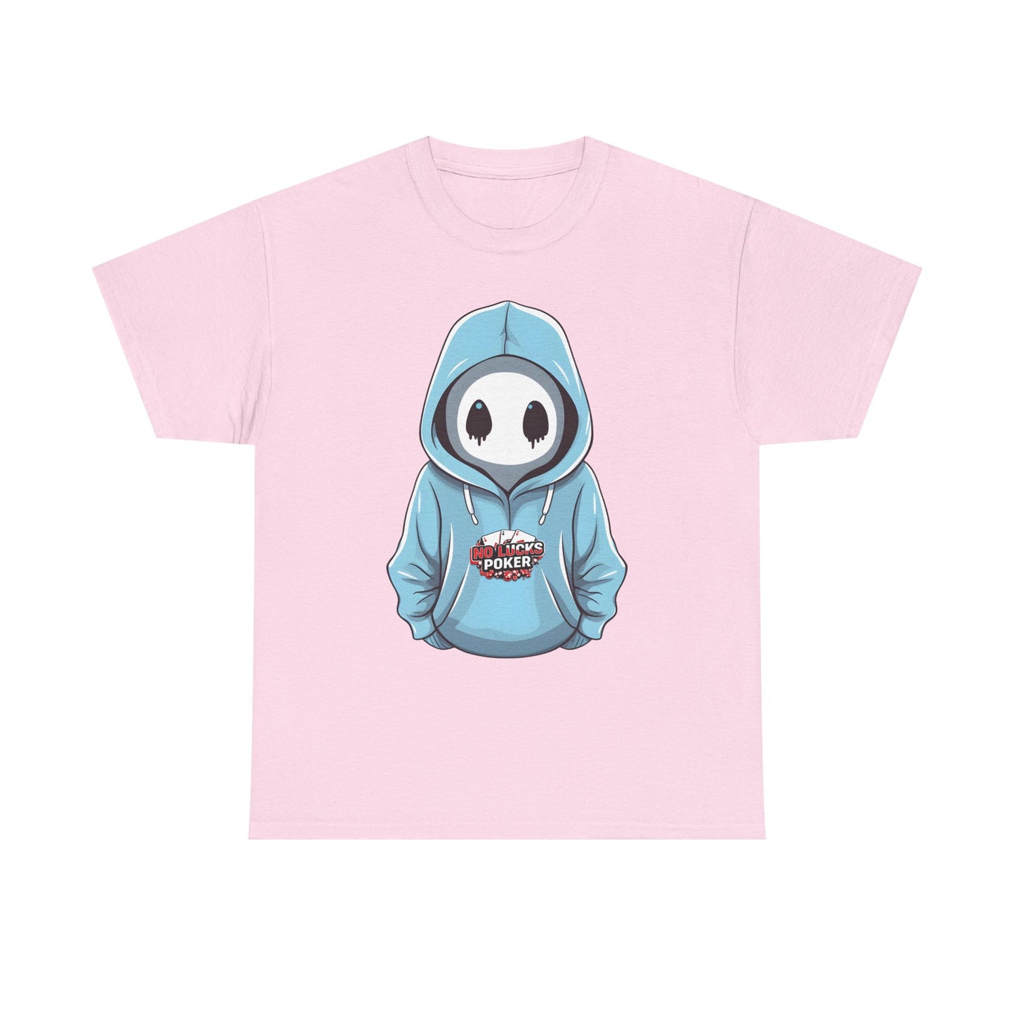 No Lucks Given – Mysterious Hoodie Player Poker Tee