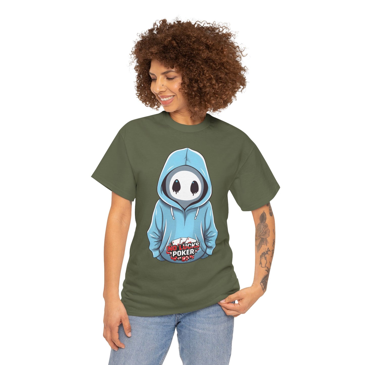 No Lucks Given – Mysterious Hoodie Player Tee (All-In Edition)