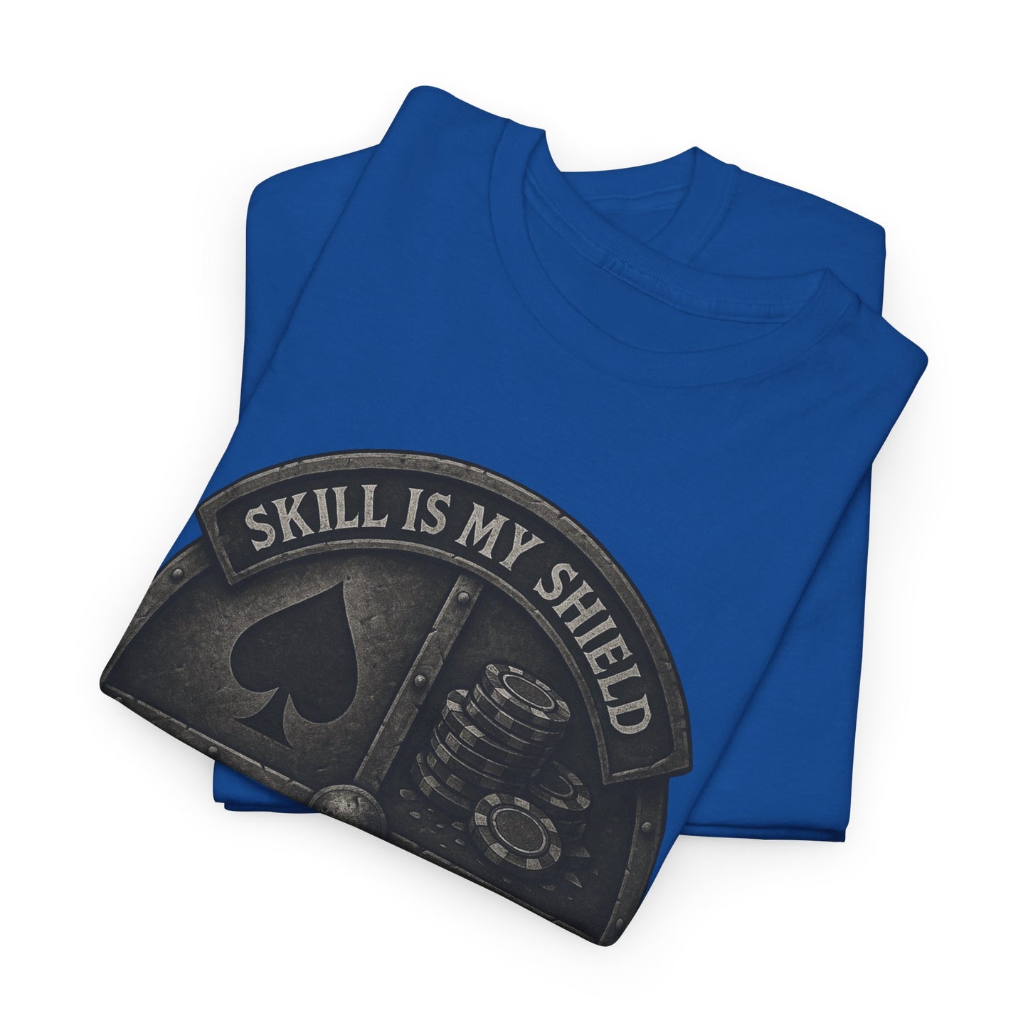 Stack or Shatter Poker T-Shirt | No Lucks Given – Skill Over Luck