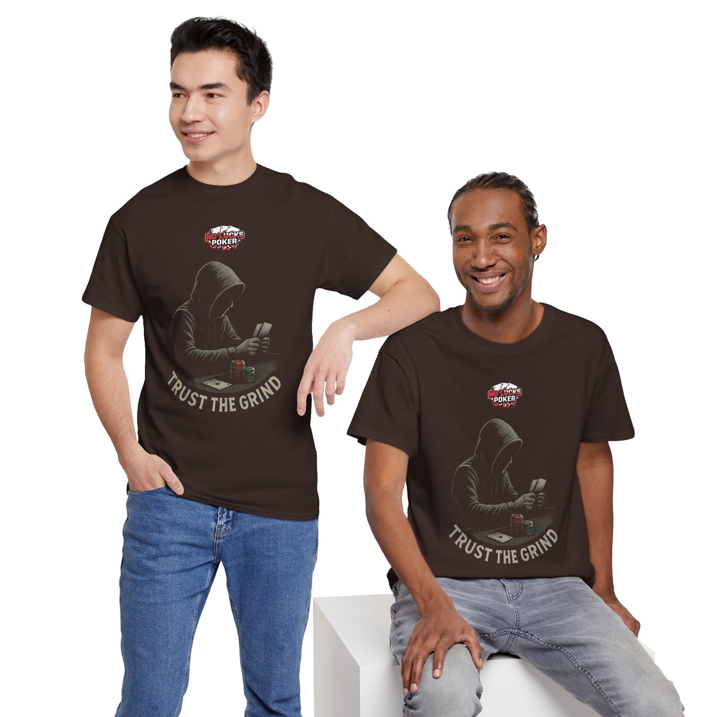 Trust the Grind Poker T-Shirt | Zero Lucks – Play Sharp