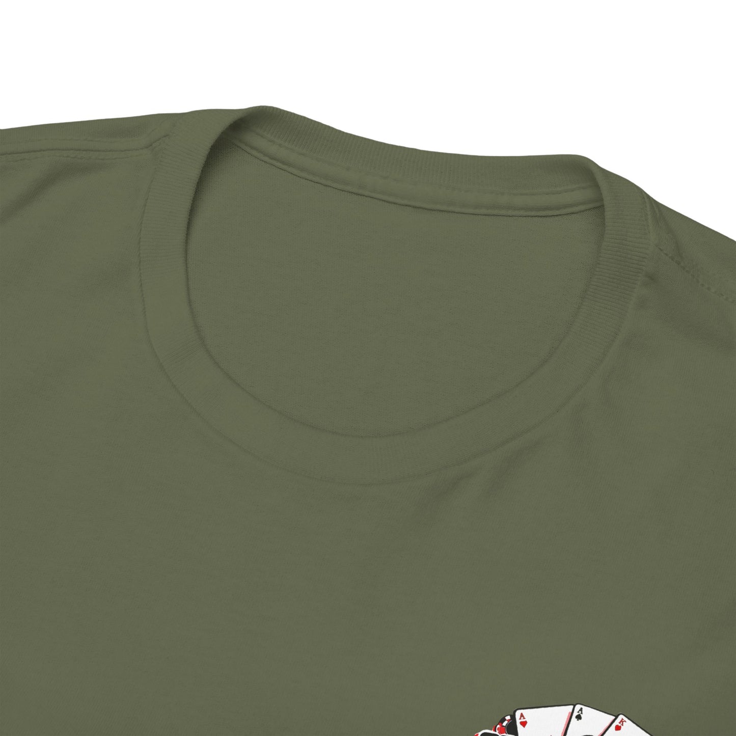 No Lucks Given – Spade Poker T-Shirt (Good Luck, All In)