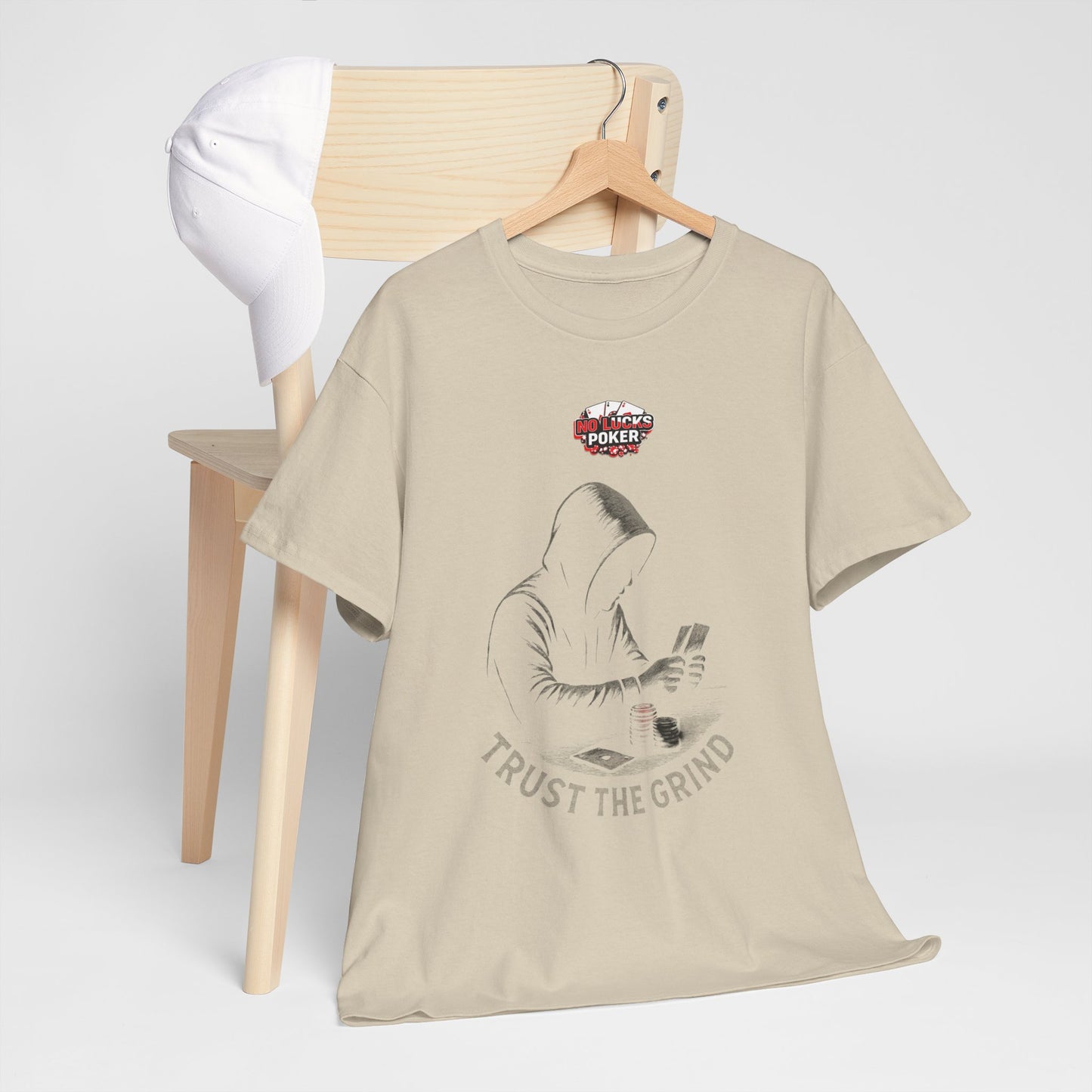 Trust the Grind Poker T-Shirt | Zero Lucks – Play Sharp