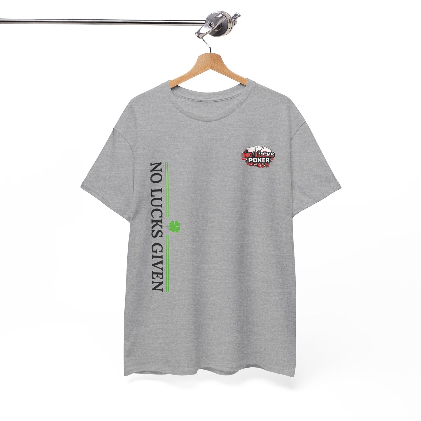 No Lucks Given – Signature Logo Poker Tee (All In Edition)