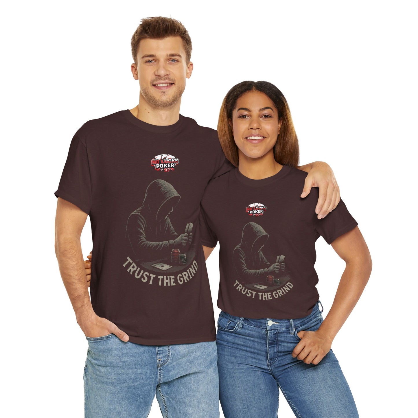 Trust the Grind Poker T-Shirt | Zero Lucks – Play Sharp