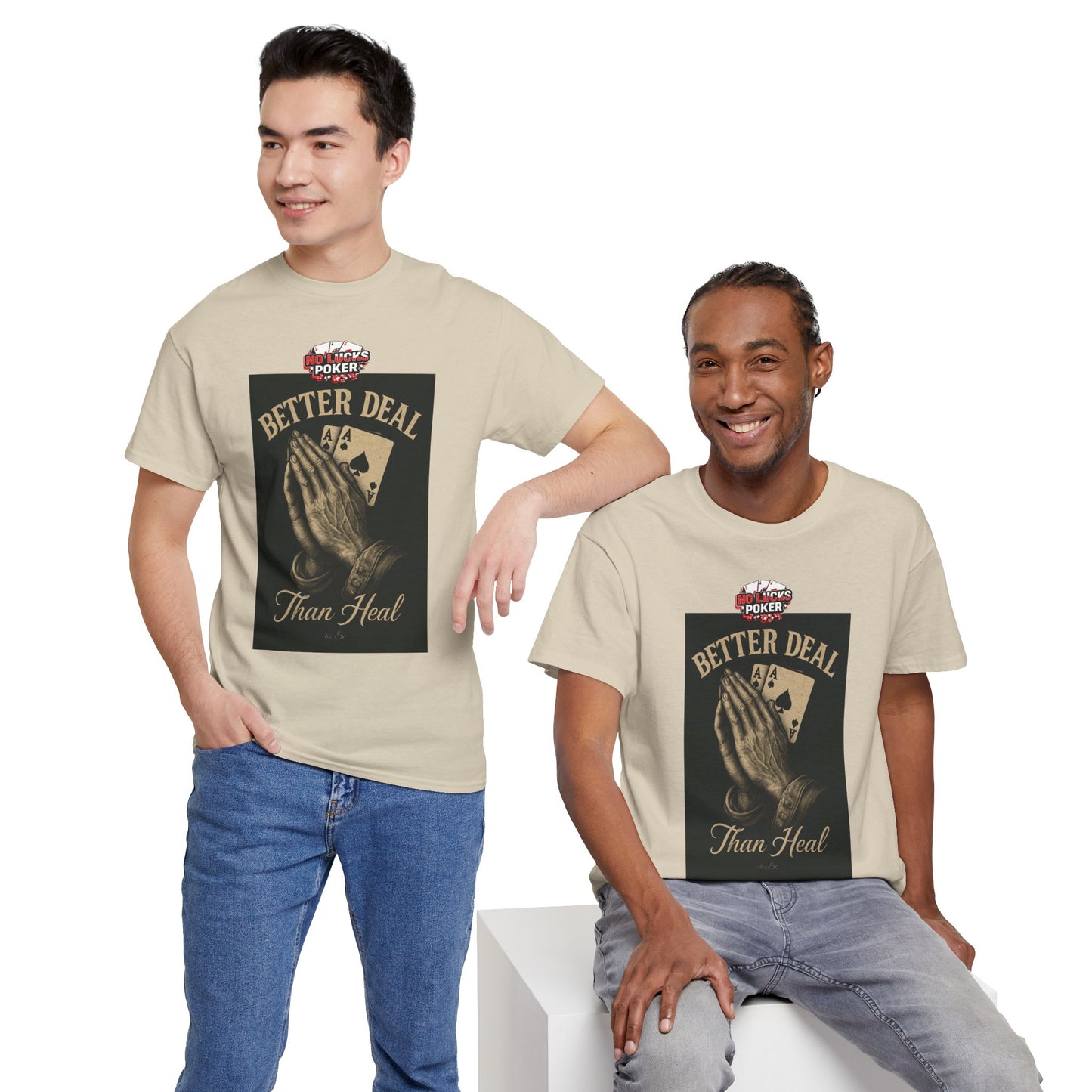No Prayers Just Play Poker T-Shirt | Zero Lucks – Skill Over Superstition