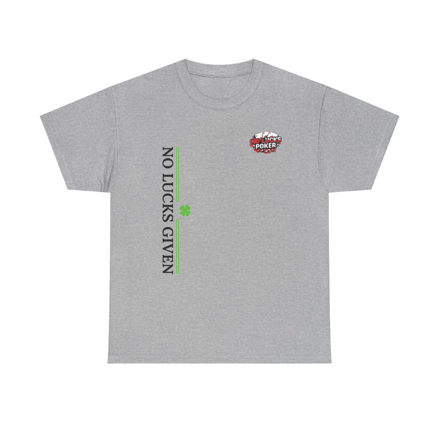 No Lucks Given – Signature Logo Poker Tee (All In Edition)