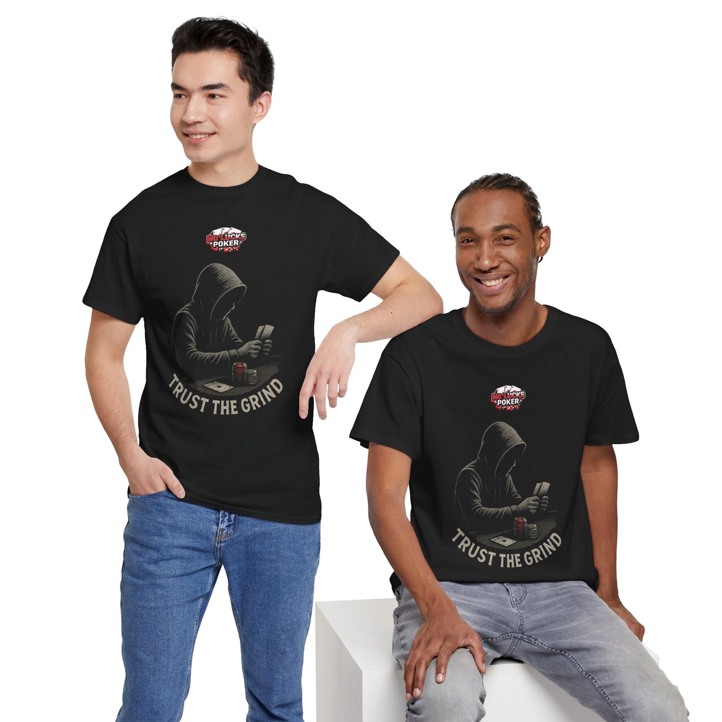 Trust the Grind Poker T-Shirt | Zero Lucks – Play Sharp