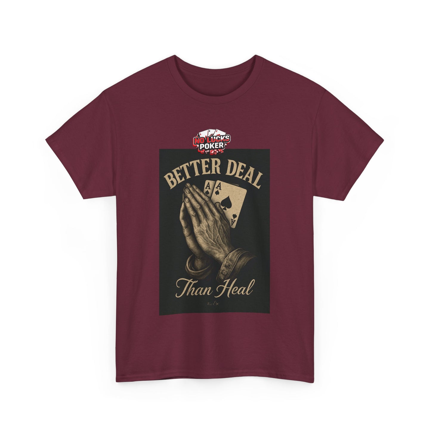 No Prayers Just Play Poker T-Shirt | Zero Lucks – Skill Over Superstition