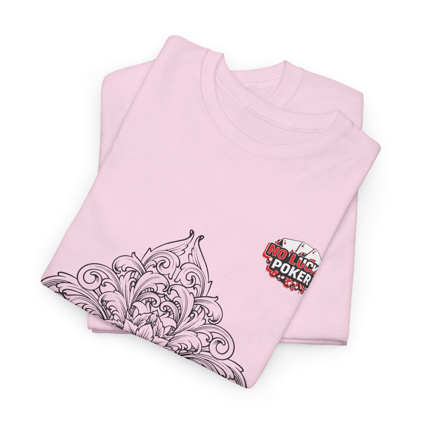 No Lucks Given – Spade Poker T-Shirt (Good Luck, All In)