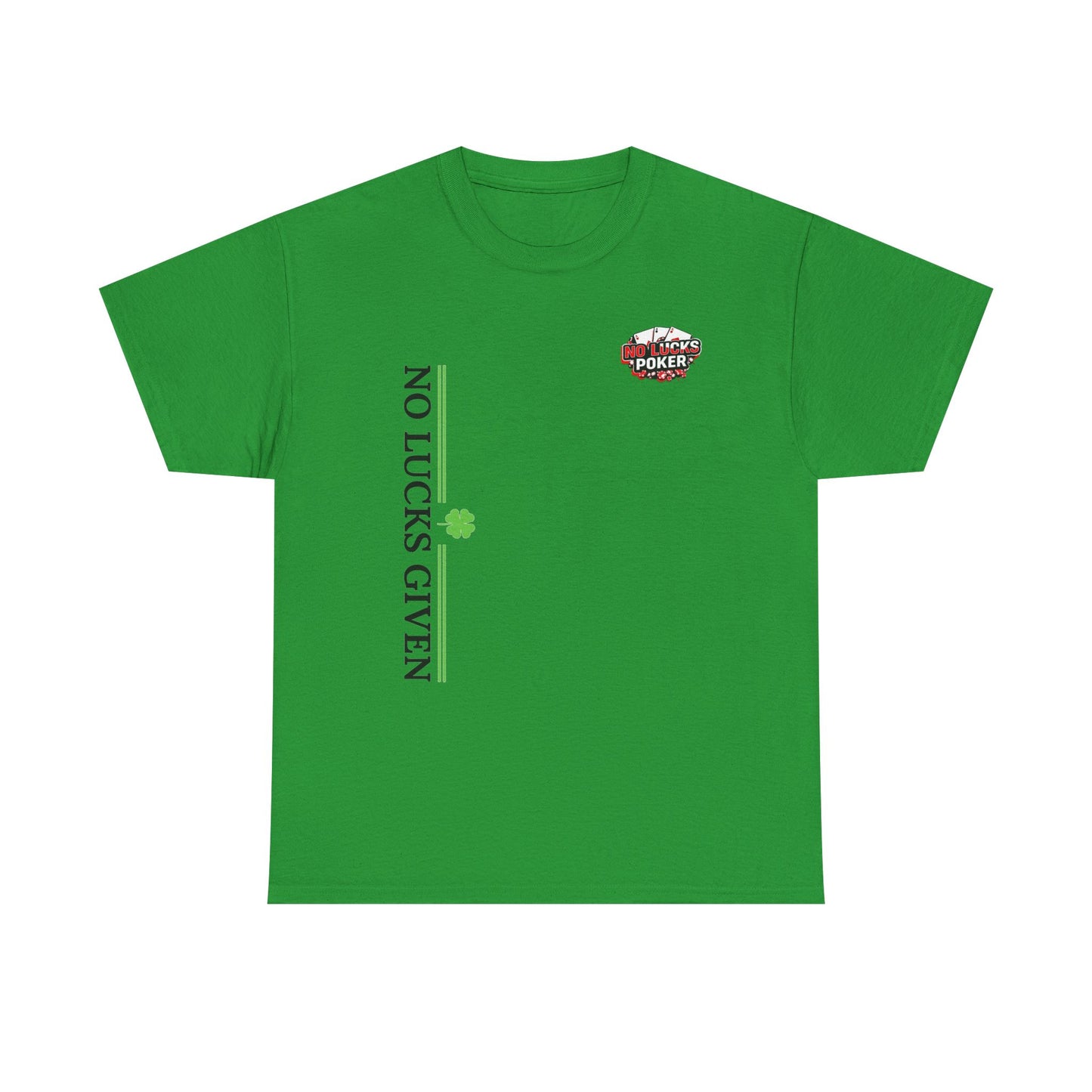 No Lucks Given – Signature Logo Poker Tee (All In Edition)