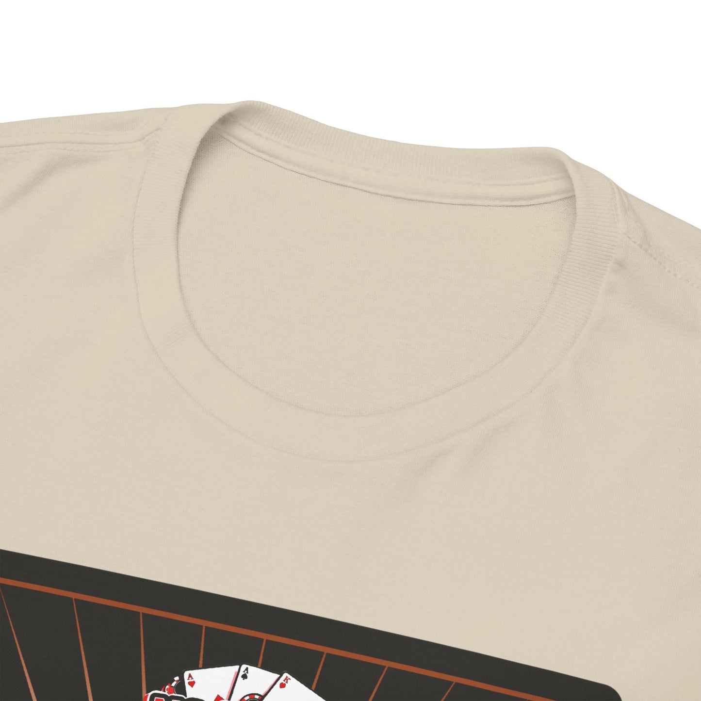 No Lucks Given – Ace of Spades & Crossed Swords Poker T-Shirt (Copper Edition)