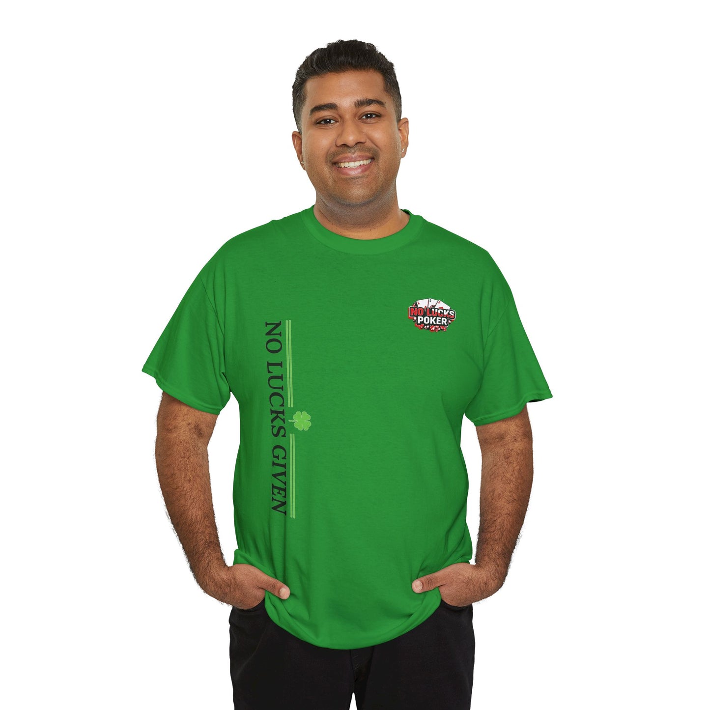 No Lucks Given – Signature Logo Poker Tee (All In Edition)