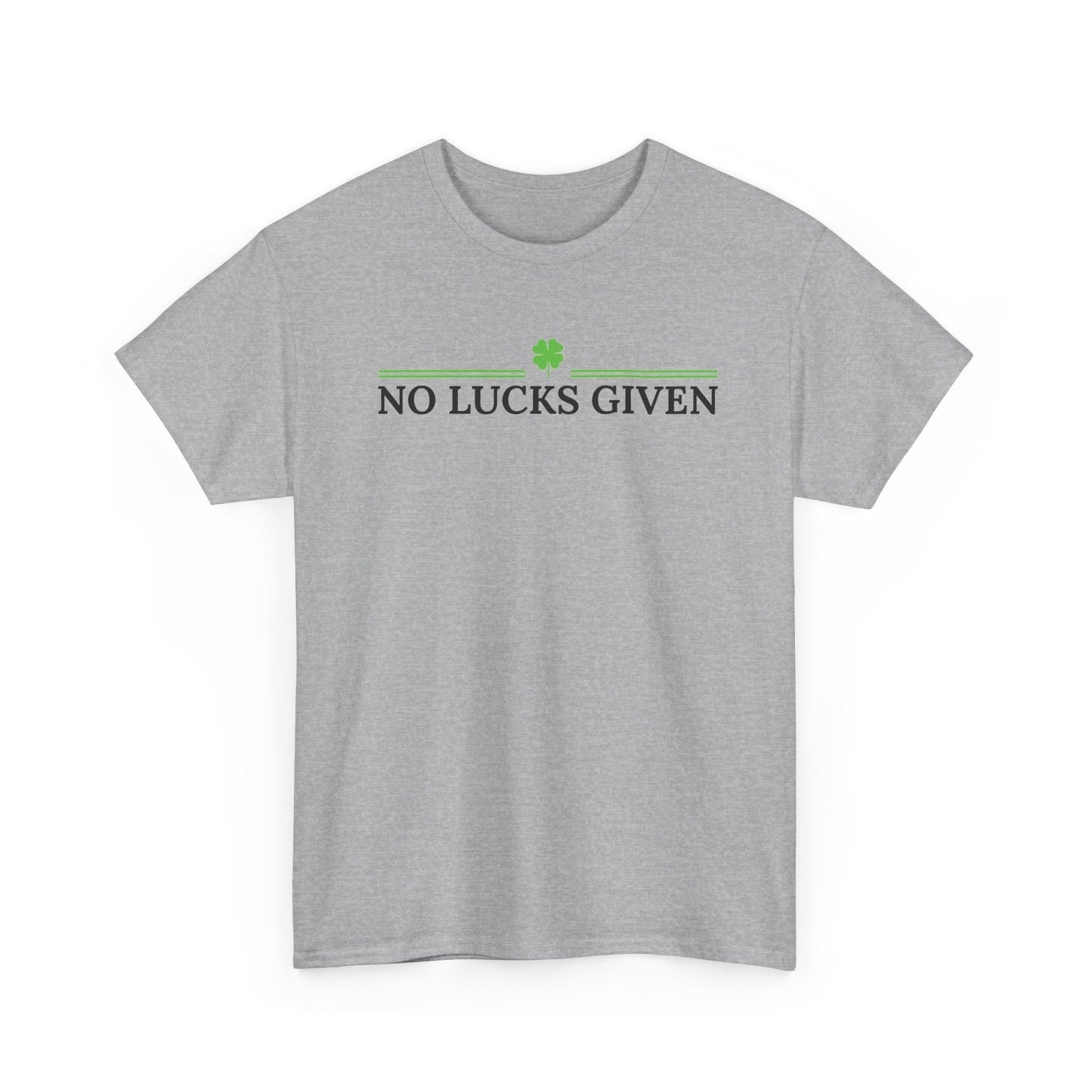 No Lucks Given – Classic Logo Poker Tee (Good Luck, All In)