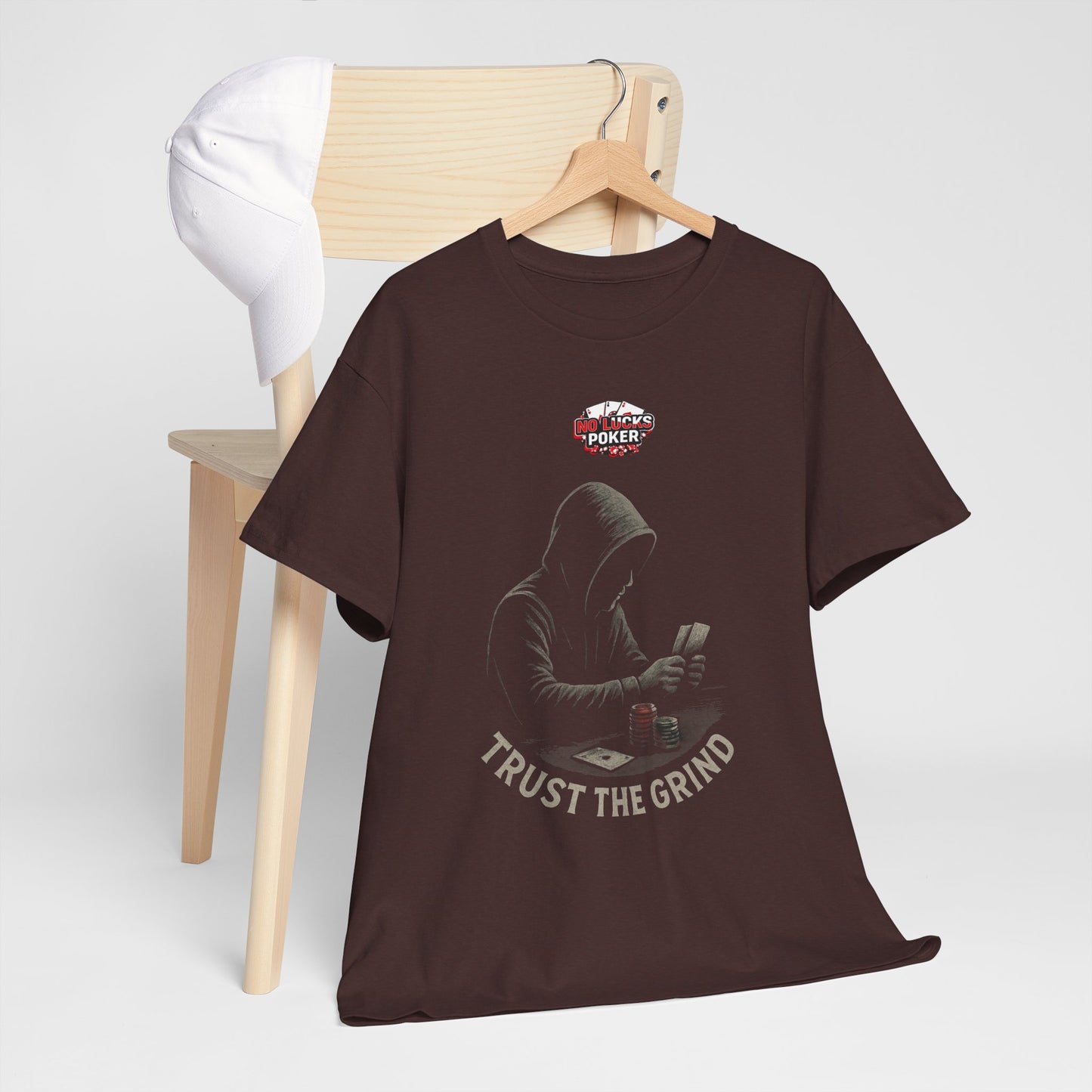 Trust the Grind Poker T-Shirt | Zero Lucks – Play Sharp