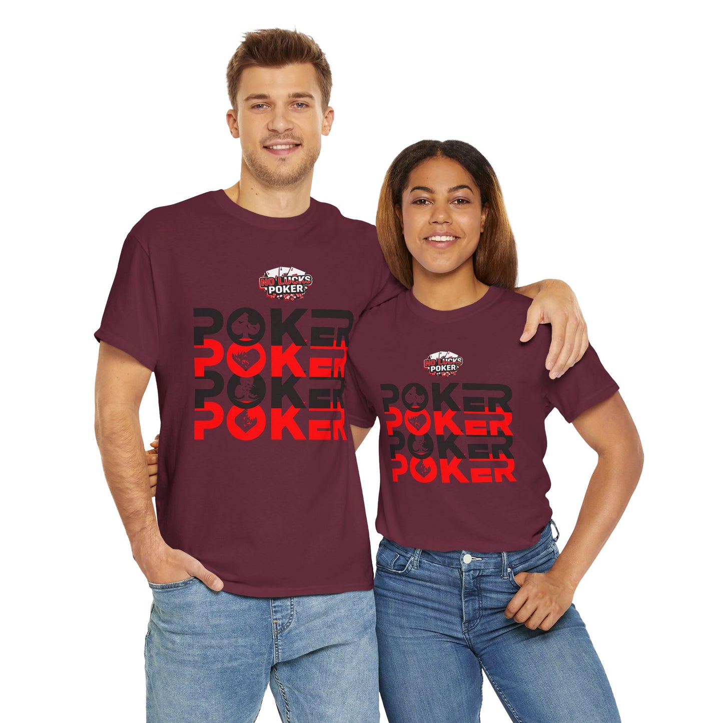 Poker Is Life – Aces & Royal Flush Tee by Zero Lucks
