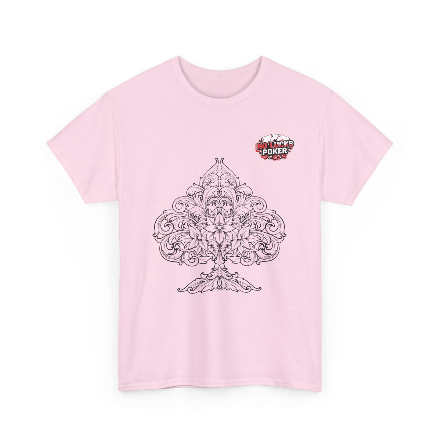 No Lucks Given – Spade Poker T-Shirt (Good Luck, All In)