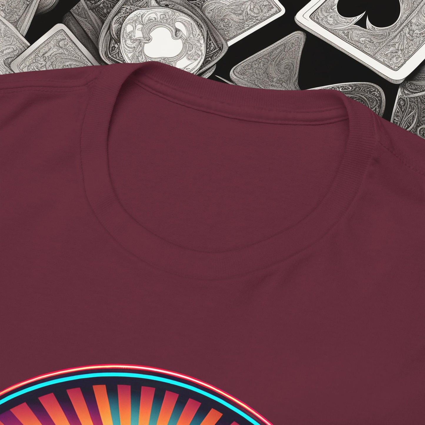 Zero Lucks Given unisex heavy cotton tee Poker Apparel