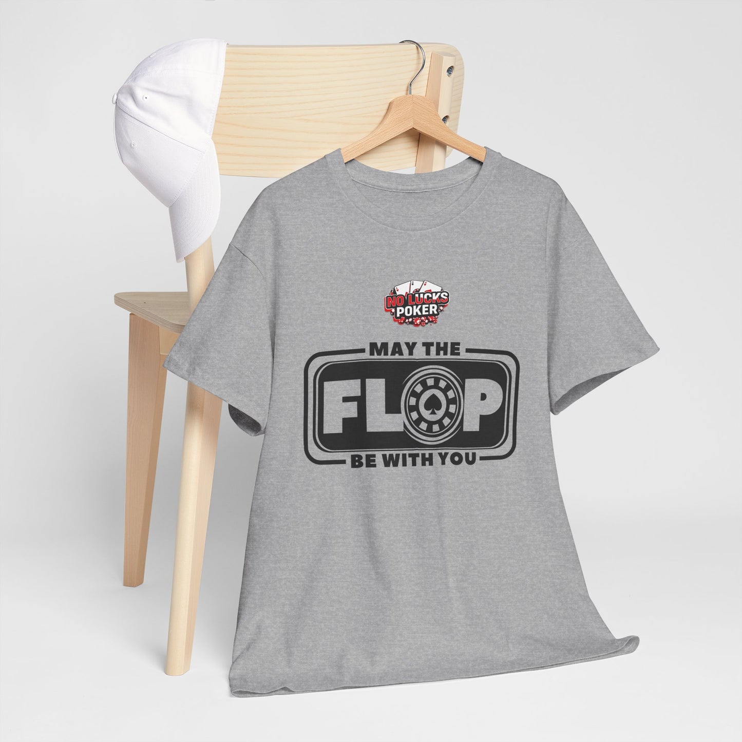 Zero Lucks – “May the Flop Be With You” Poker Logo Tee
