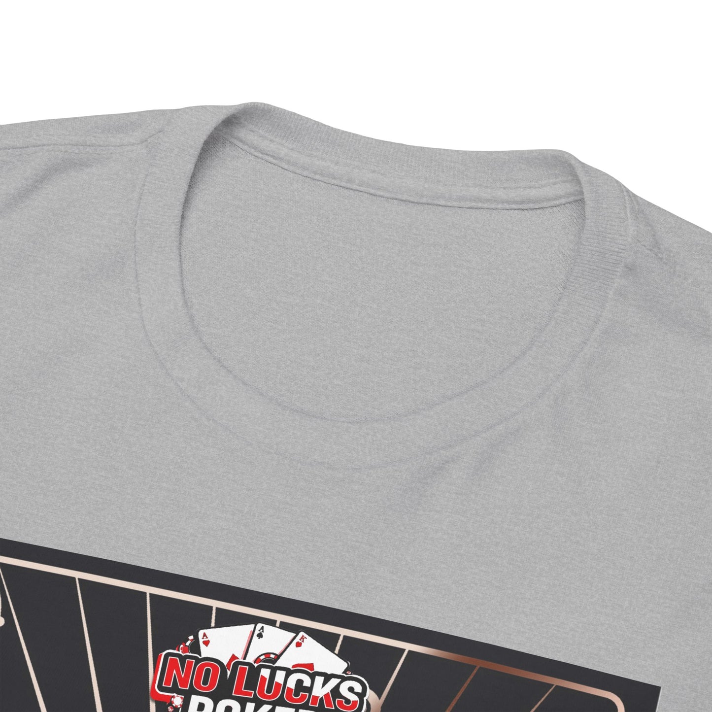 No Lucks Given Angry Queen of Clubs Copper Poker T-Shirt Must have Good Luck All-in