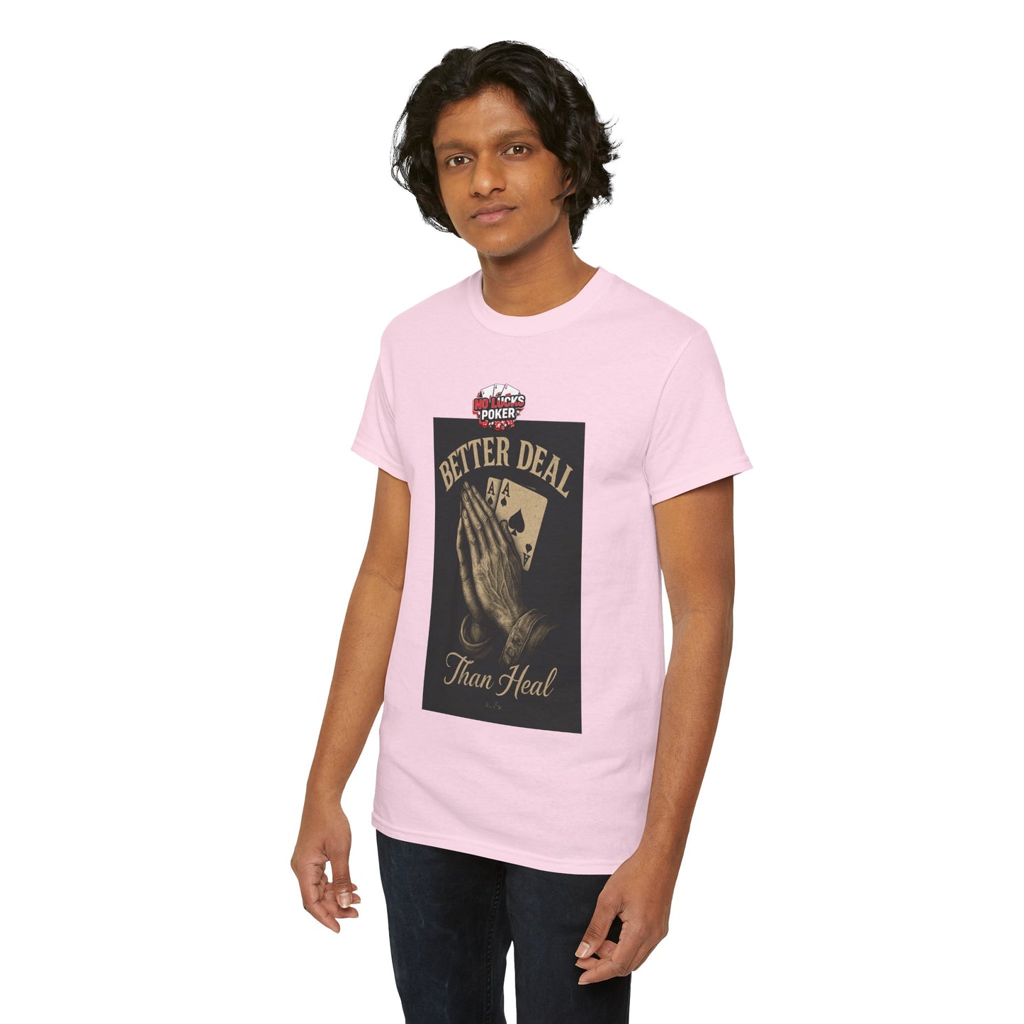 No Prayers Just Play Poker T-Shirt | Zero Lucks – Skill Over Superstition