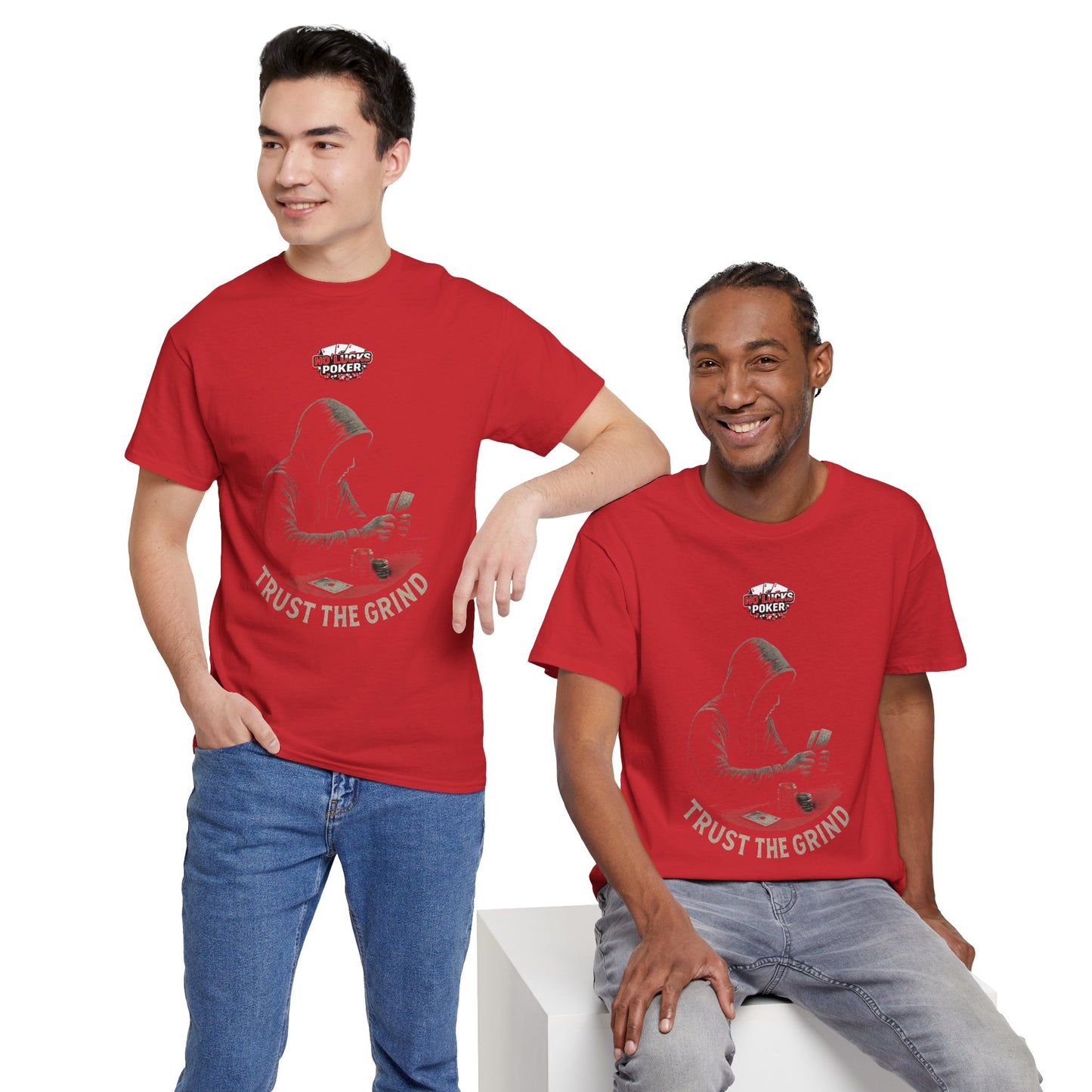 Trust the Grind Poker T-Shirt | Zero Lucks – Play Sharp