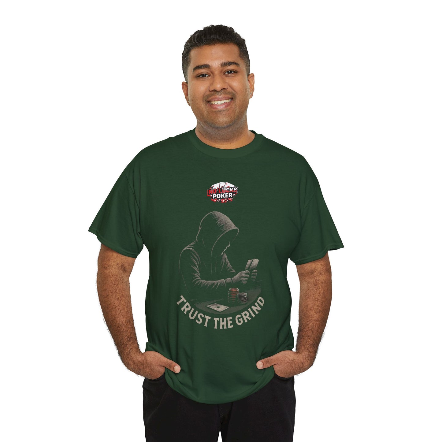 Trust the Grind Poker T-Shirt | Zero Lucks – Play Sharp