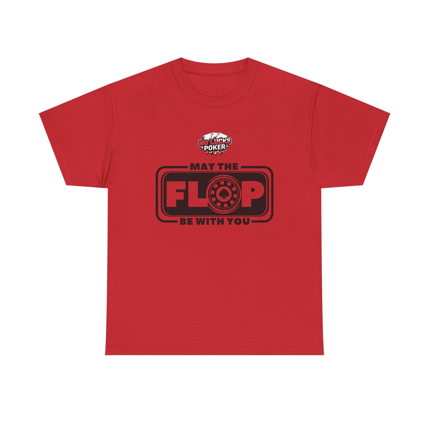 Zero Lucks – “May the Flop Be With You” Poker Logo Tee