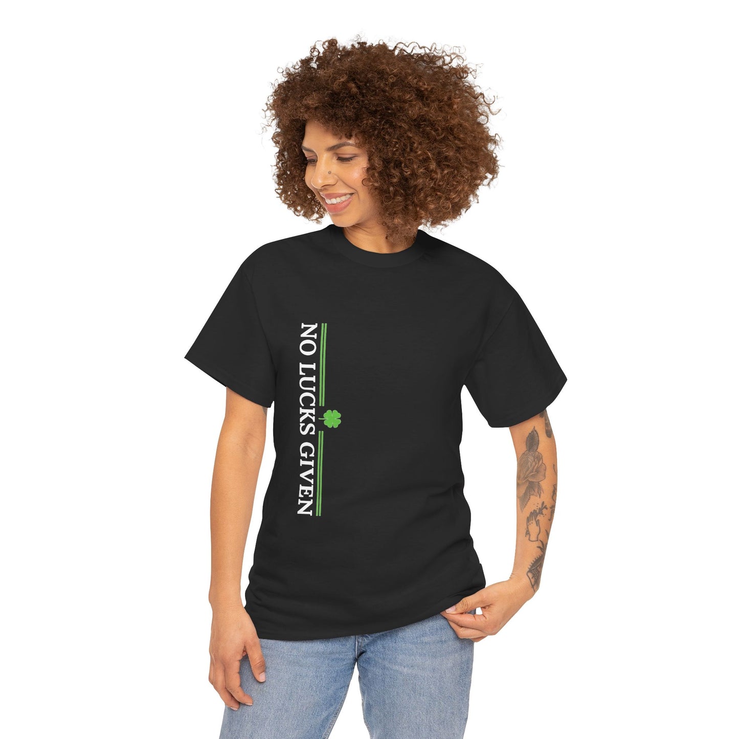 No Lucks Given – Signature Logo Poker Tee (All In Edition)