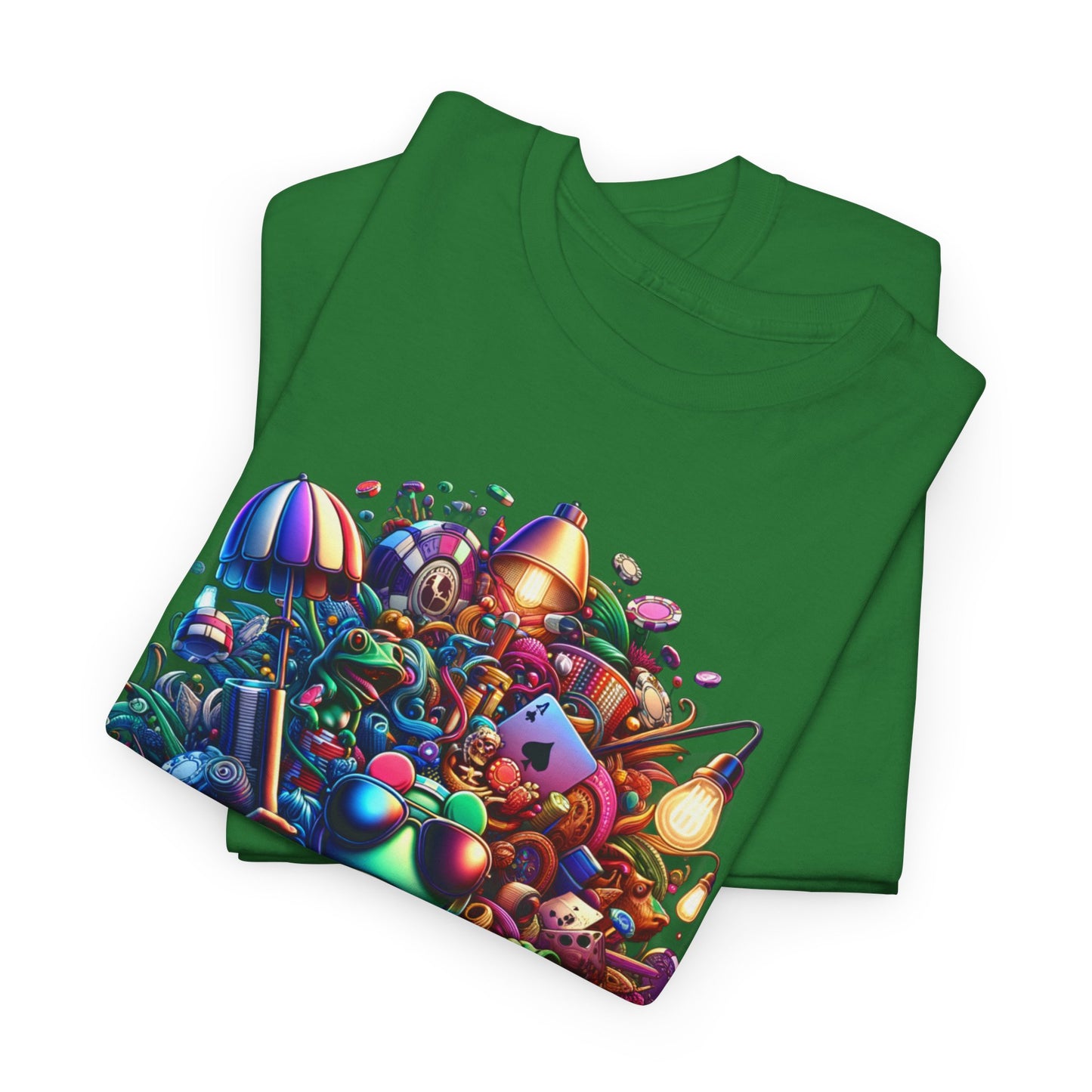 I'm Just here for the Pot unisex heavy cotton tee Poker Apparel
