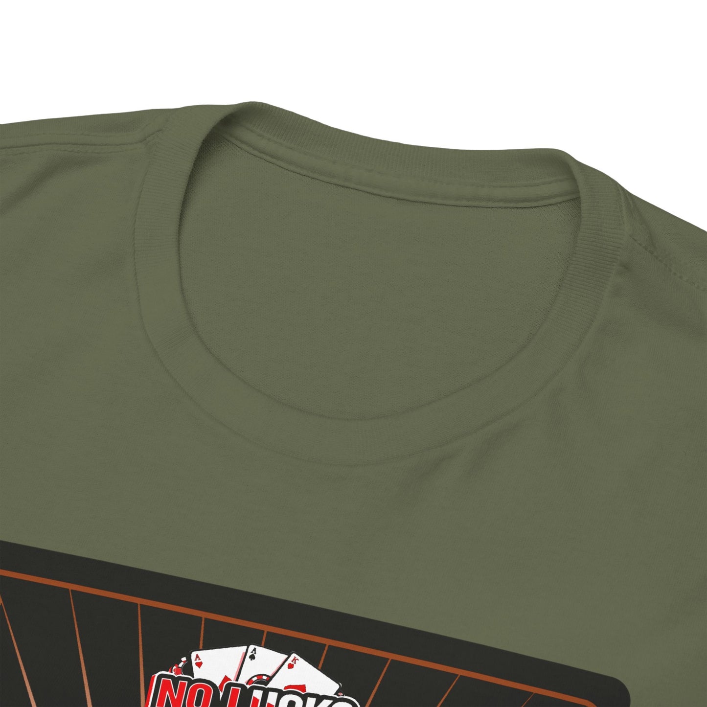No Lucks Given Royal Skull King of Diamonds Copper Poker T-Shirt Must have Good Luck All-in