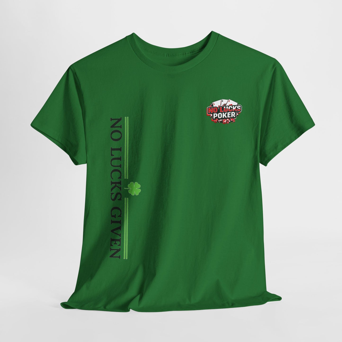 No Lucks Given – Signature Logo Poker Tee (All In Edition)