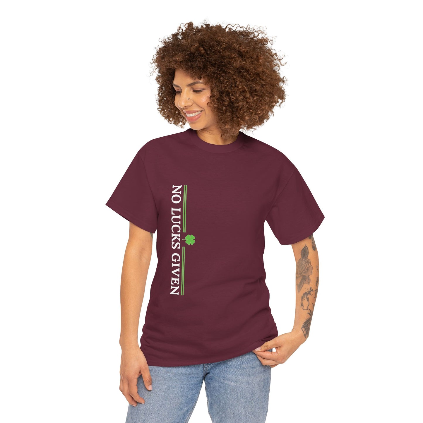 No Lucks Given – Signature Logo Poker Tee (All In Edition)