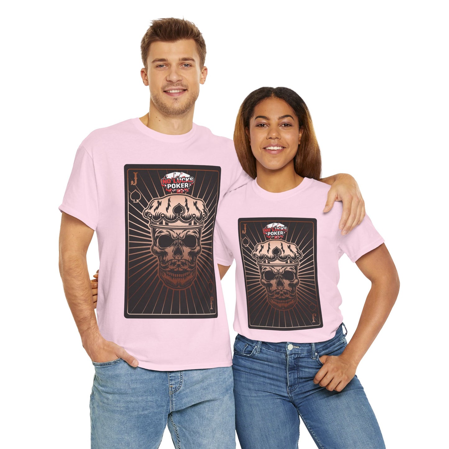 No Lucks Given – Jack Skull Crown of Spades Poker Tee (Copper Edition)