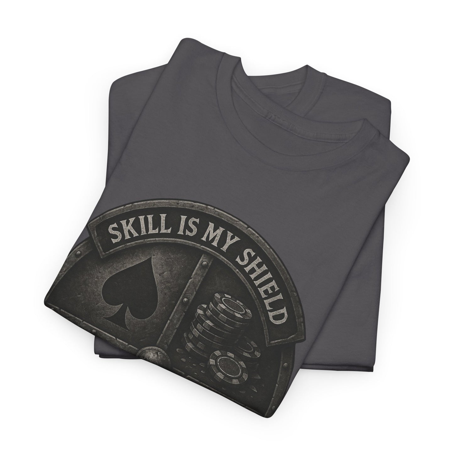 Stack or Shatter Poker T-Shirt | No Lucks Given – Skill Over Luck