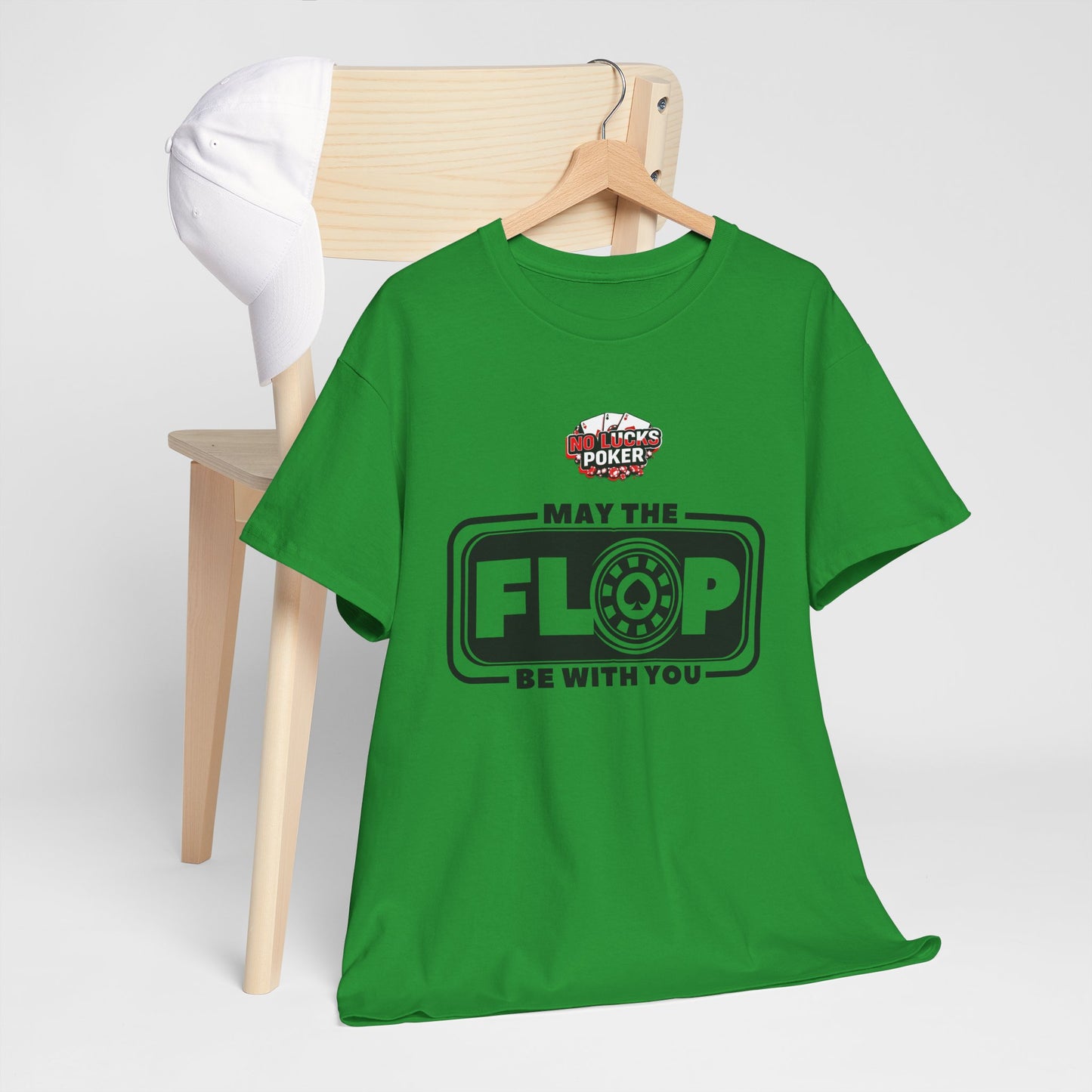 Zero Lucks – “May the Flop Be With You” Poker Logo Tee