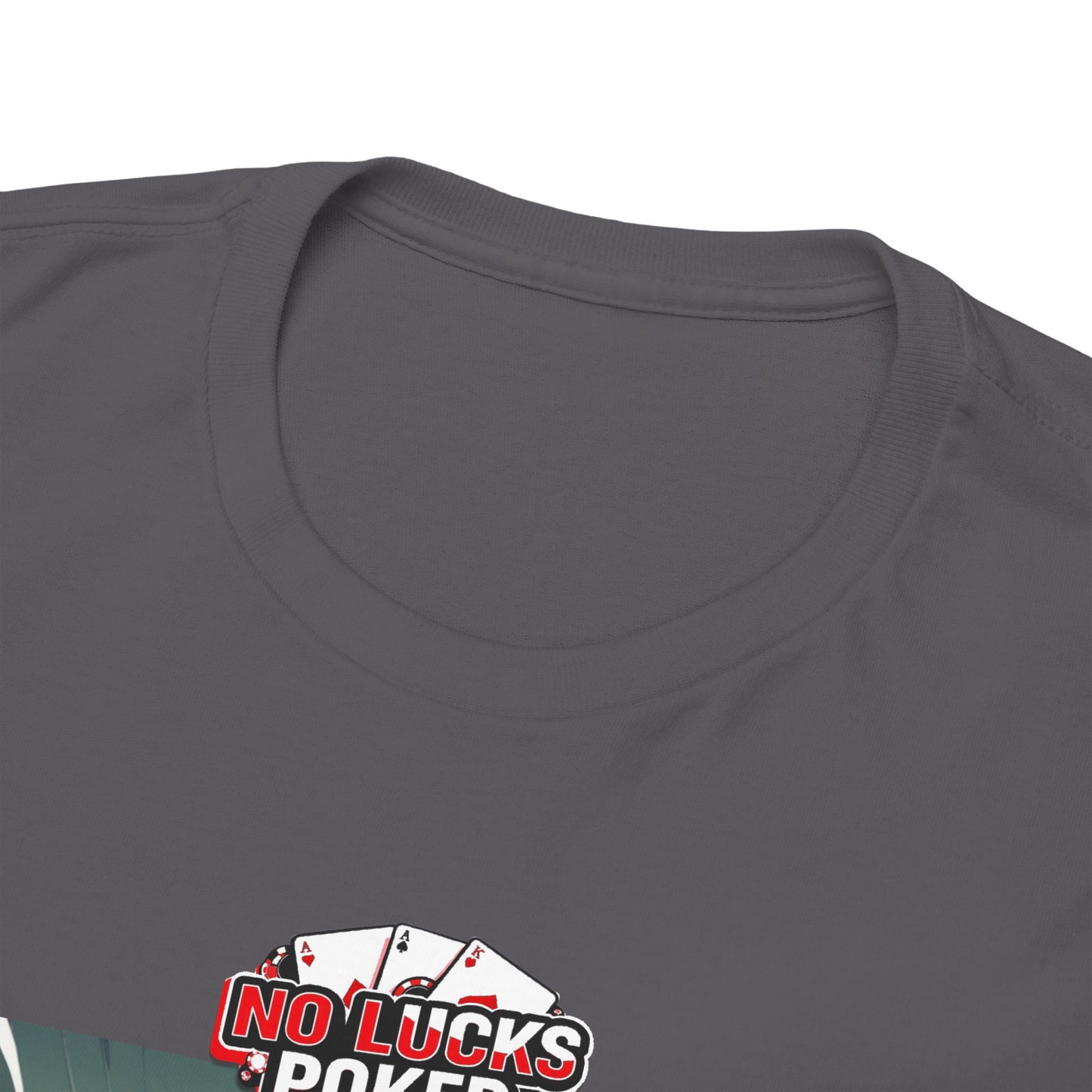 No Lucks Given – Poker Skull w/ Headphones Tee (Hero/Villain Edition)