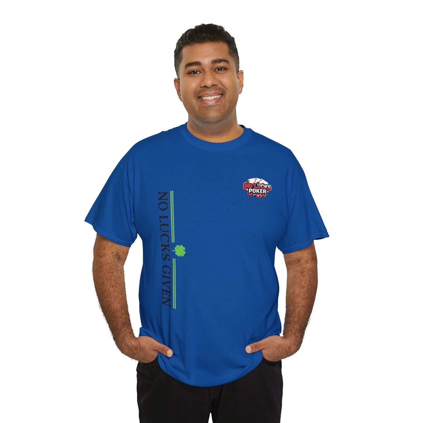 No Lucks Given – Signature Logo Poker Tee (All In Edition)