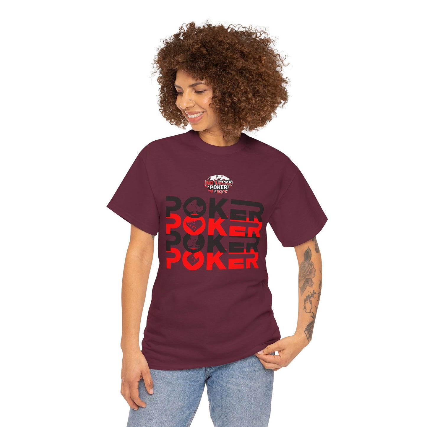 Poker Is Life – Aces & Royal Flush Tee by Zero Lucks