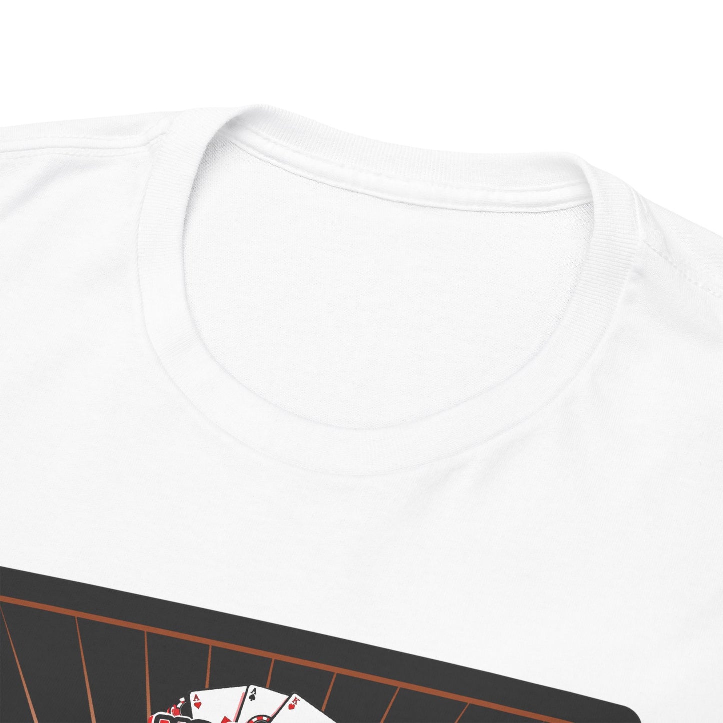 No Lucks Given – Ace of Spades & Crossed Swords Poker T-Shirt (Copper Edition)