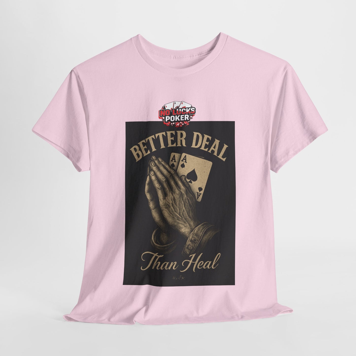 No Prayers Just Play Poker T-Shirt | Zero Lucks – Skill Over Superstition