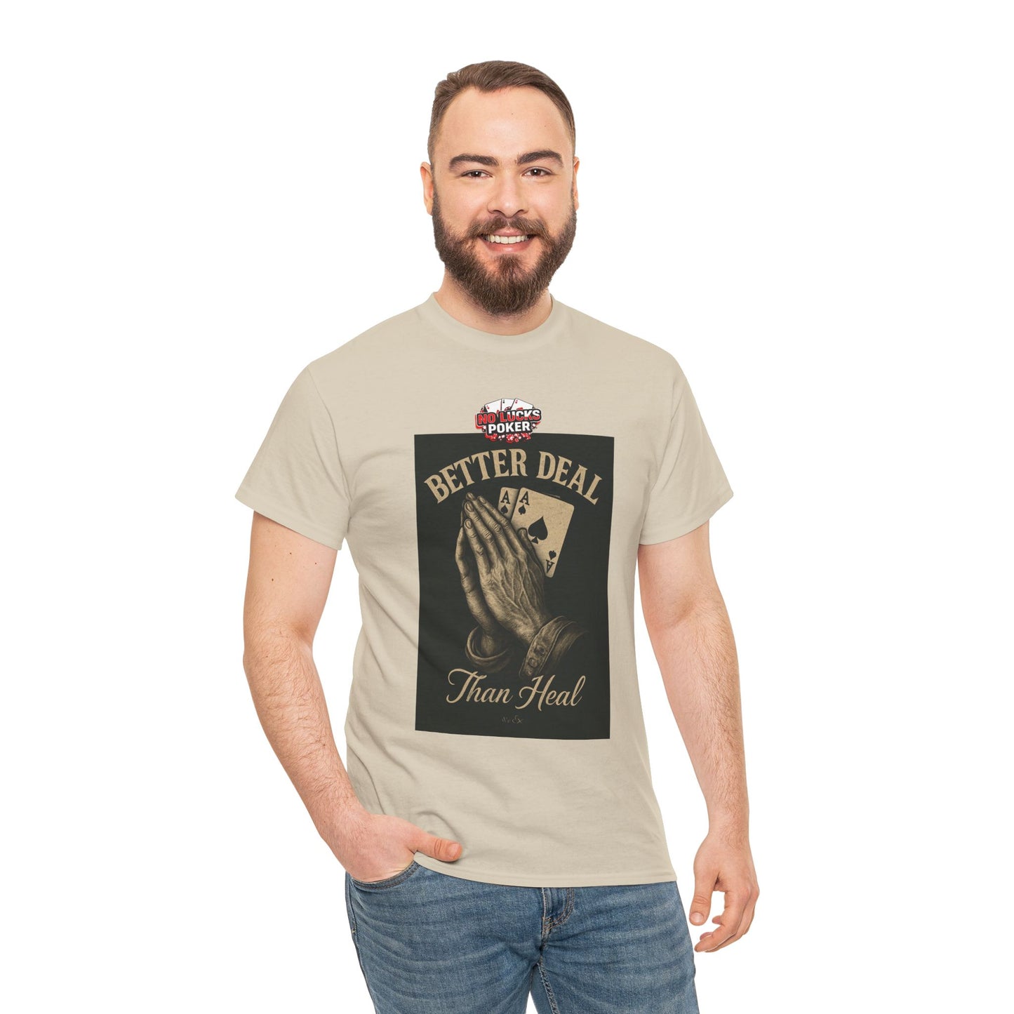 No Prayers Just Play Poker T-Shirt | Zero Lucks – Skill Over Superstition
