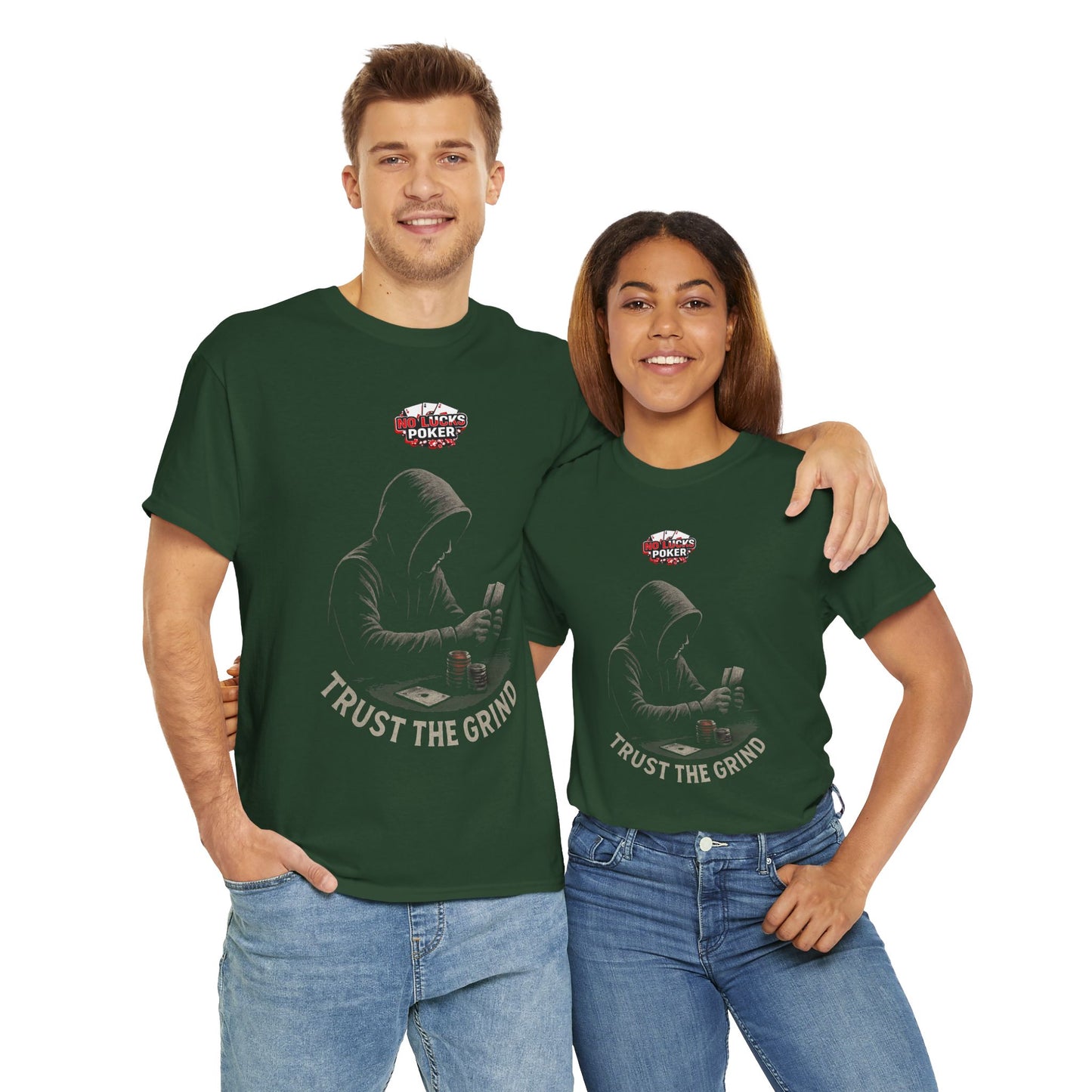 Trust the Grind Poker T-Shirt | Zero Lucks – Play Sharp