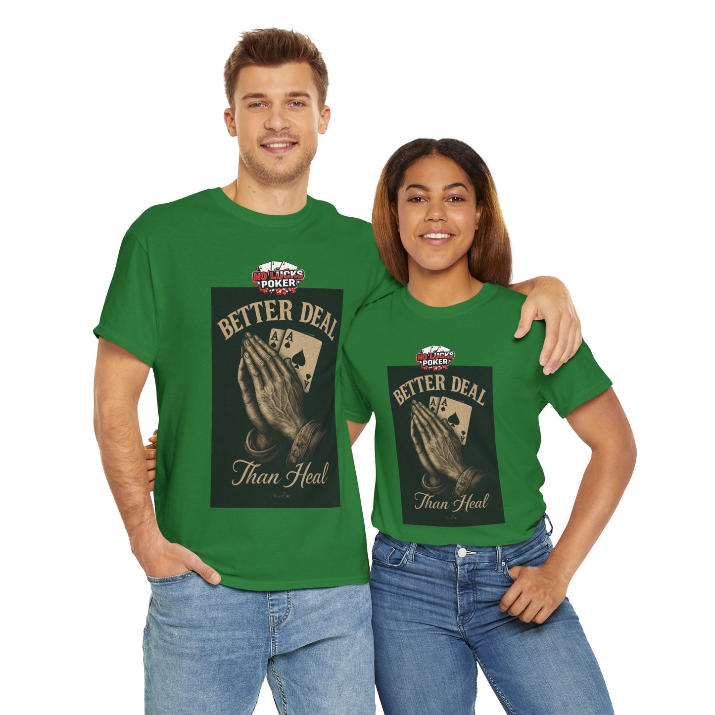 No Prayers Just Play Poker T-Shirt | Zero Lucks – Skill Over Superstition
