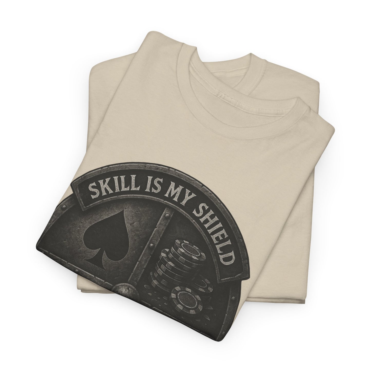 Stack or Shatter Poker T-Shirt | No Lucks Given – Skill Over Luck