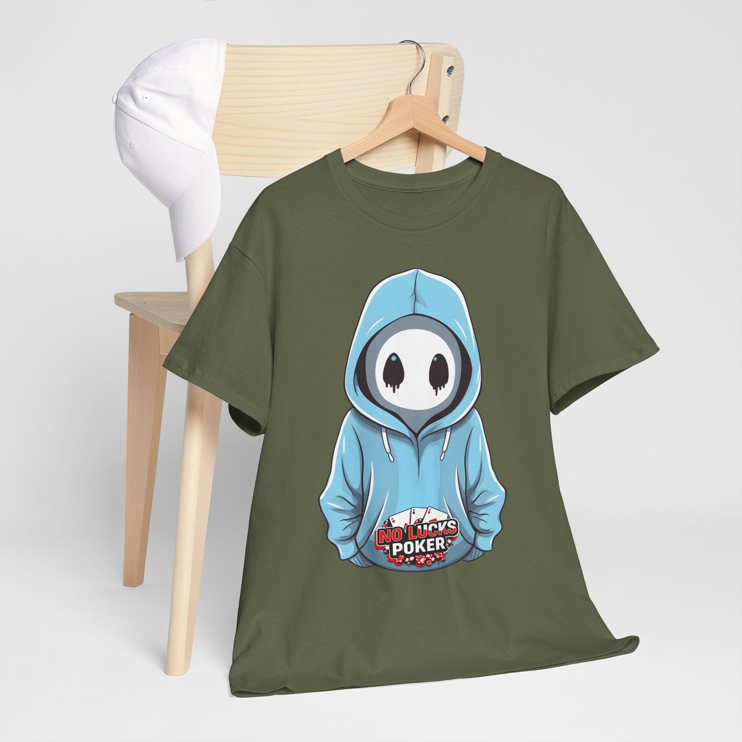 No Lucks Given – Mysterious Hoodie Player Tee (All-In Edition)