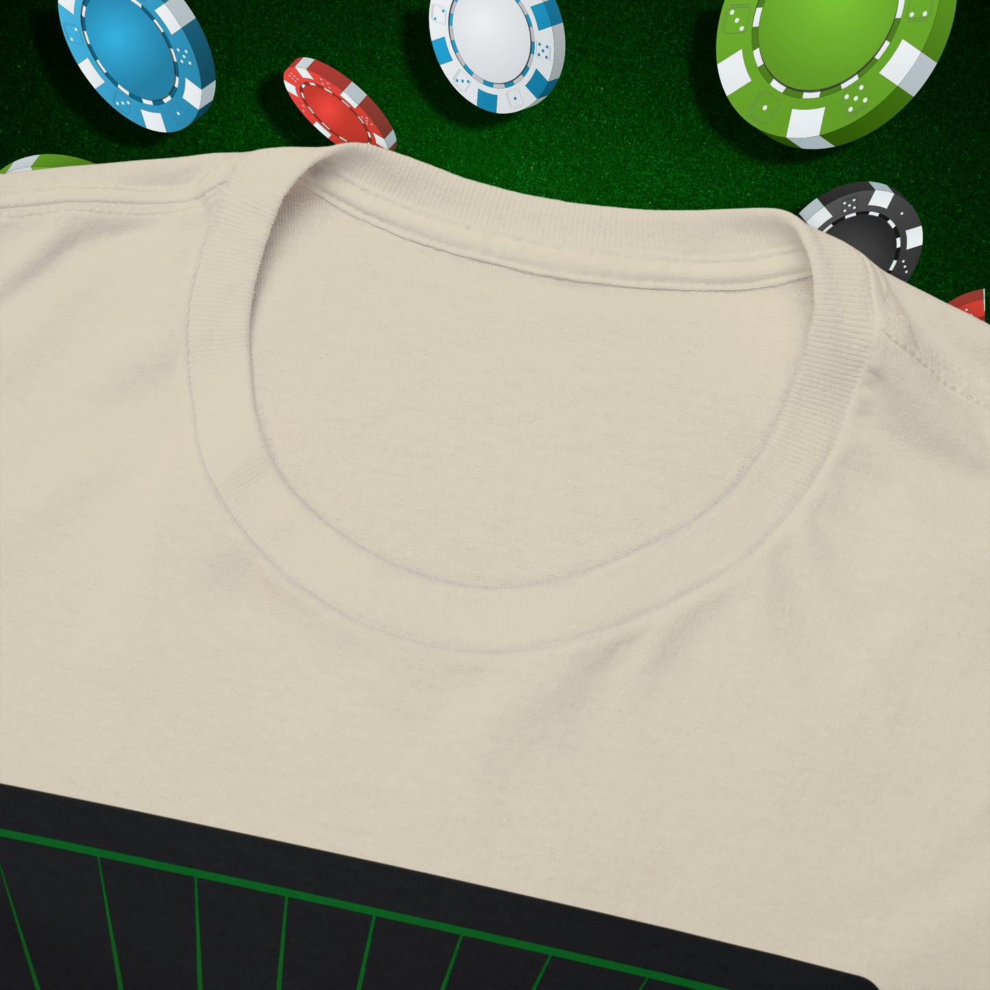 No Lucks Given Angry Jack of Hearts Green Red Poker T-Shirt Must have Good Luck All-in