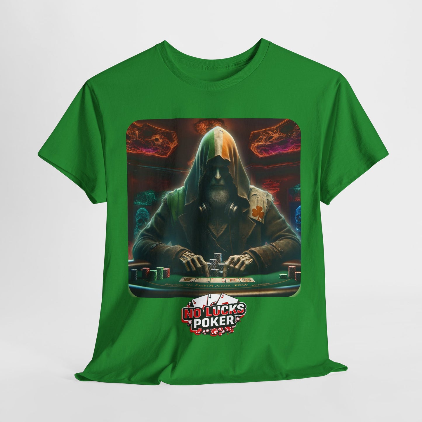 Irish Poker Player Celtic unisex heavy cotton tee Poker Apparel